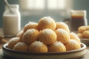 Receta de los Besitos de coco