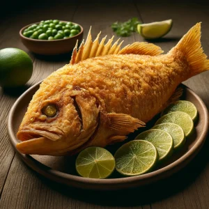 Tucunaré frito