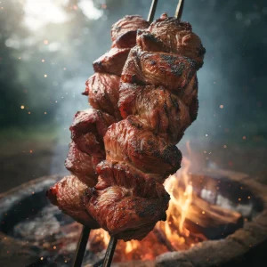 Carne en vara