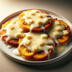Tostones con queso